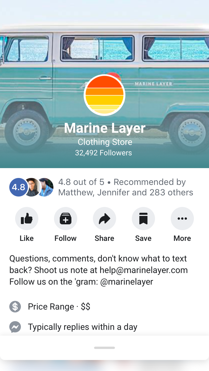 Content grid with contextual signals