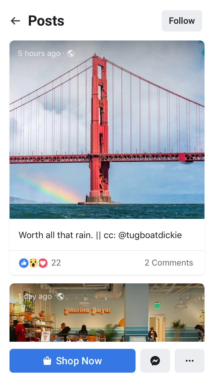 Masonry grid with embedded reviews