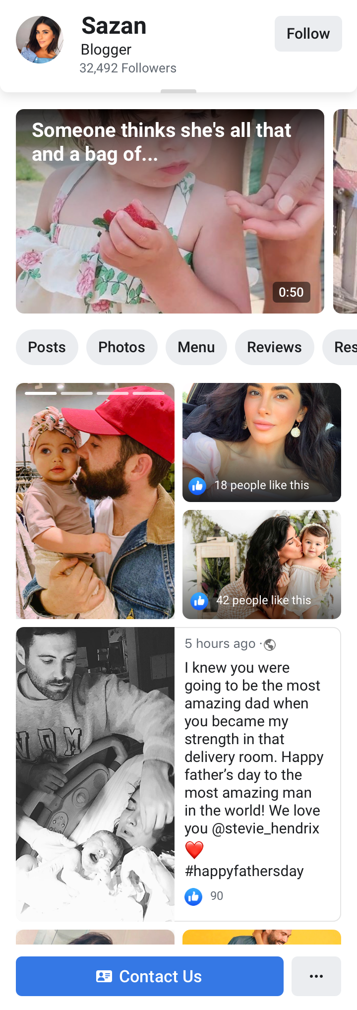 Media-first content model with trending logic
