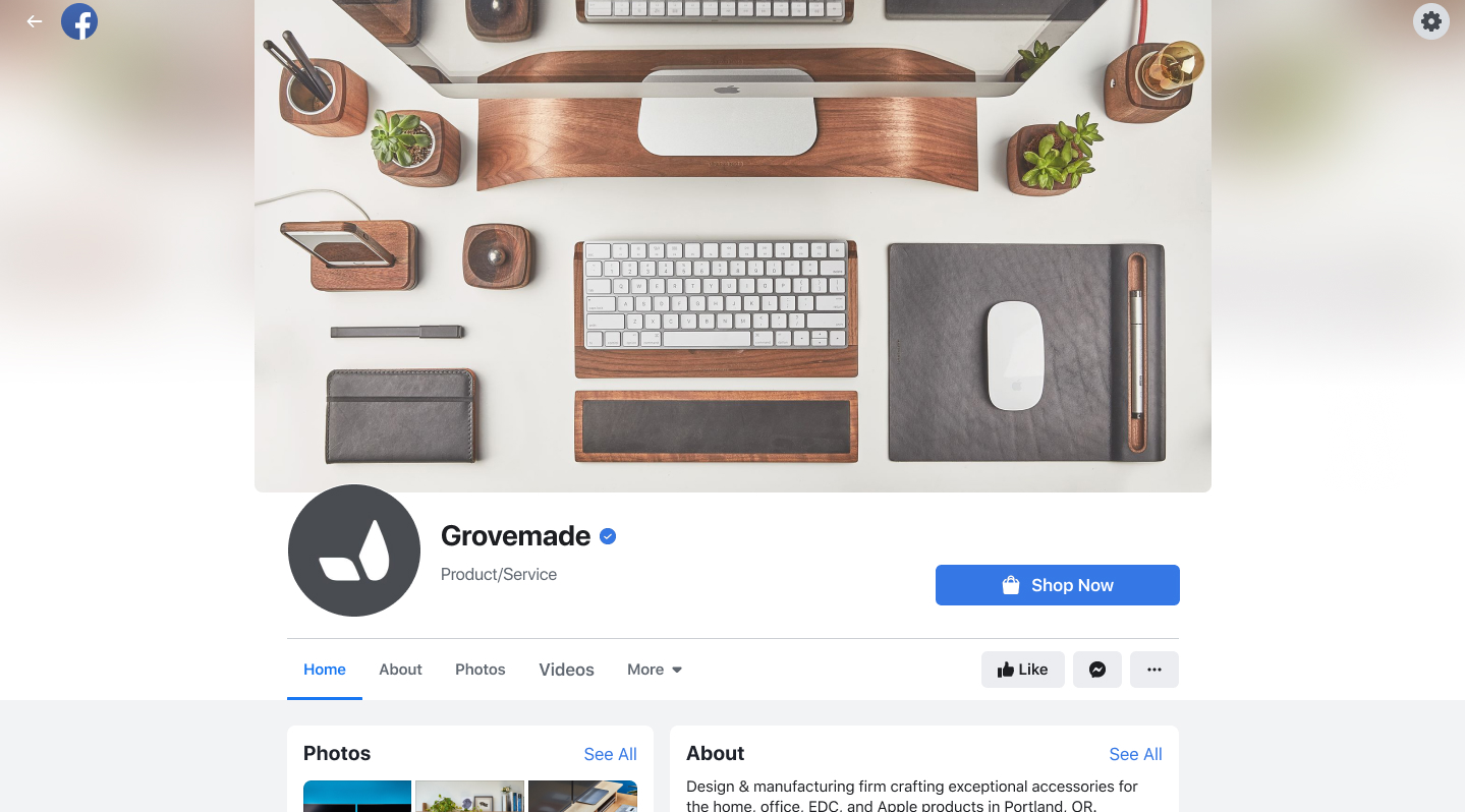 Facebook Pages - 2018 FB App Redesign