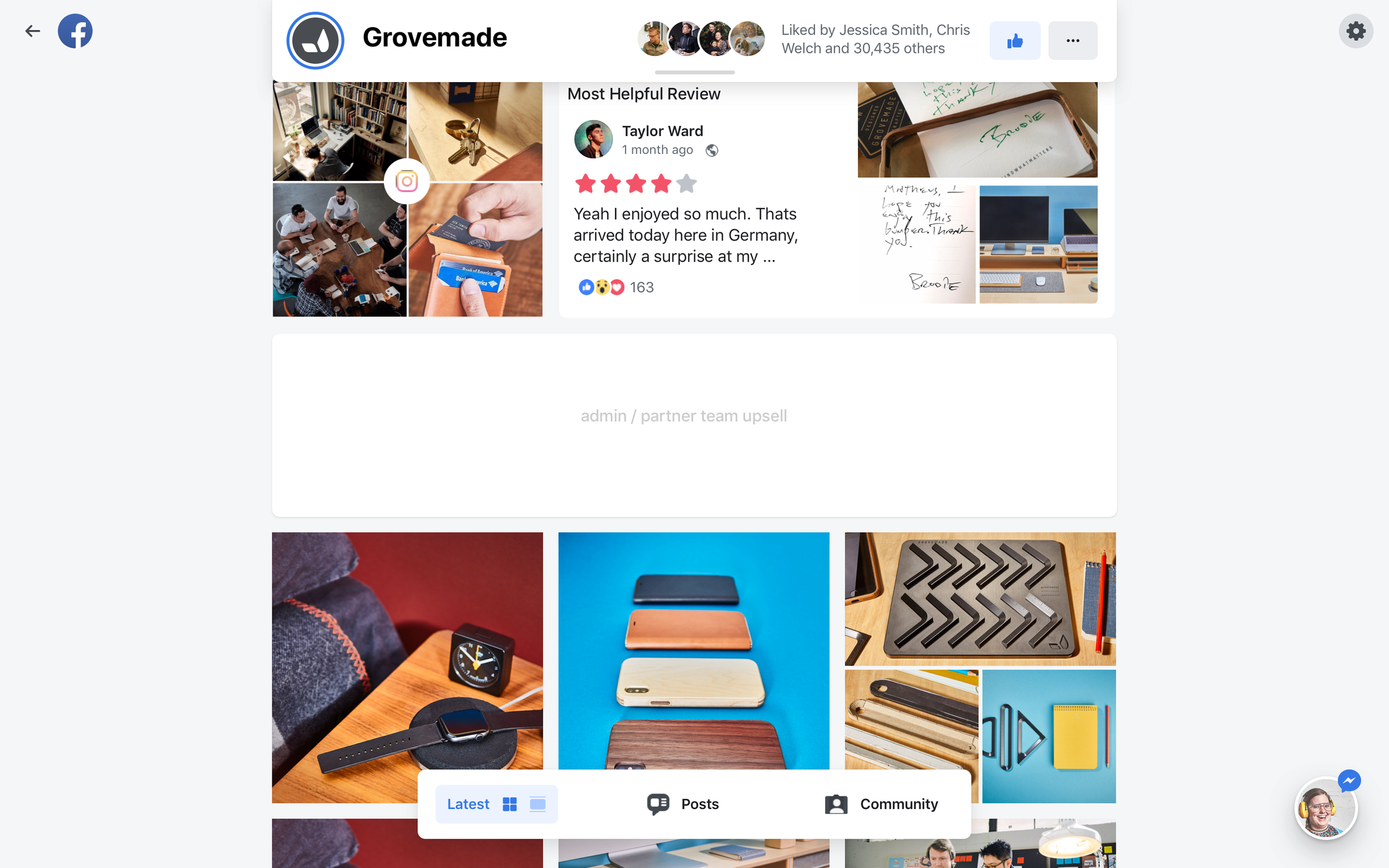 Additional layout explorations